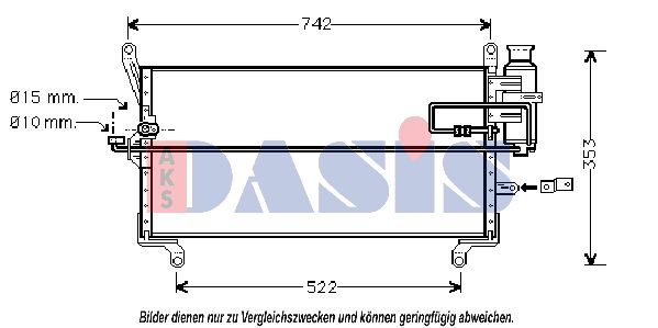 AKS DASIS kondensatorius, oro kondicionierius 302001N